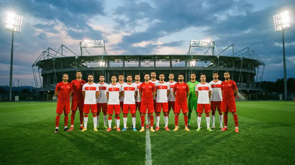 Turkey national football team squad preparing for World Cup 2026 Group D