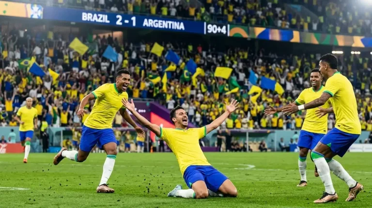 Stoppage-Time Drama as Brazil, Morocco, Paraguay Advance
